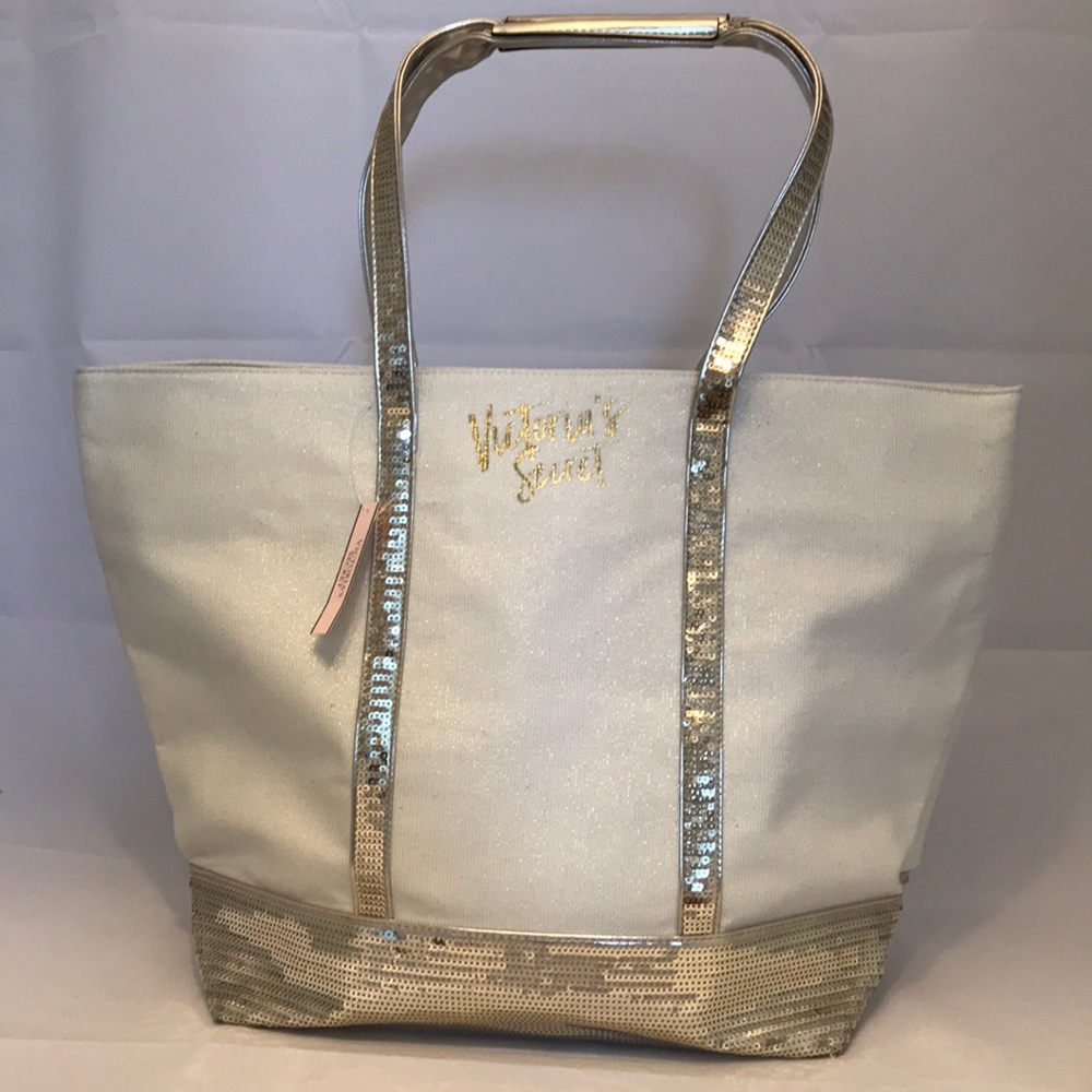 Victoria’s Secret Gold Sequined Tote